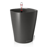 LECHUZA Fioriera DELTINI ALL-IN-ONE Carbone Metallizzato