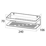 Tiger Mensola da Bagno Caddy Argentata 1400030946