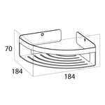 Tiger Mensola da Bagno Angolare Caddy Argentata 1400430946