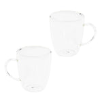 HI Set Bicchieri per Cappuccino 2 pz 270 ml Trasparente