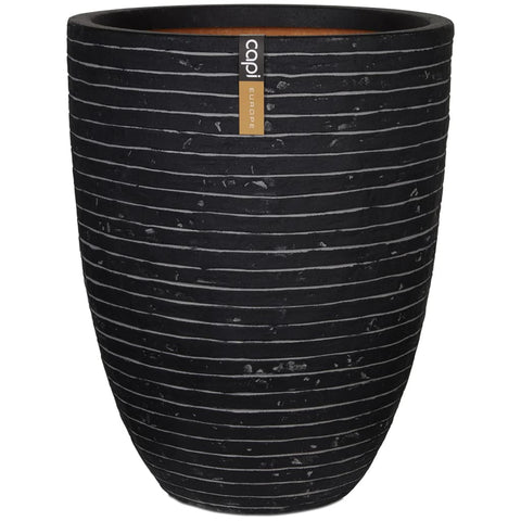 Capi Vaso Nature Row Elegante Basso 36x47 cm Antracite KRWZ782