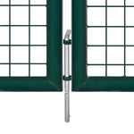 Cancello in Acciaio 306x150 cm Verde