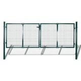 Cancello in Acciaio 306x175 cm Verde