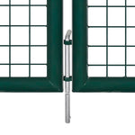Cancello in Acciaio 306x175 cm Verde