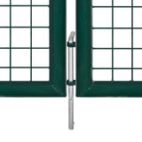 Cancello in Acciaio 306x175 cm Verde