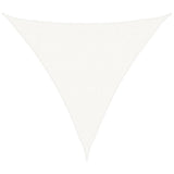 Vela a Parasole HDPE Triangolare 3,6x3,6x3,6 m Bianca