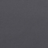 Cuscino per Panca Antracite 120x50x3 cm in Tessuto Oxford