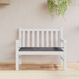 Cuscino per Panca Antracite 120x50x4 cm in Tessuto Oxford