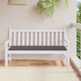 Cuscino per Panca Antracite 150x50x3 cm in Tessuto Oxford