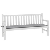 Cuscino per Panca Grigio 180x50x3 cm in Tessuto Oxford