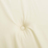 Cuscino per Panca Crema 100x50x3 cm in Tessuto Oxford