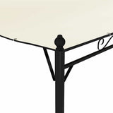 Gazebo in Tessuto Bianco Crema
