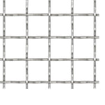 Recinzione in Rete Modulare in Acciaio Inox 100x85cm 31x31x3mm