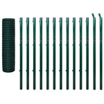 Recinzione Euro in Acciaio 25x1,7 m Verde
