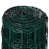 Recinzione Euro in Acciaio 25x1,7 m Verde