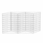 Gabbione in Rete in Acciaio Zincato 120x30x100 cm