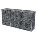Gabbione in Rete in Acciaio Zincato 200x50x100 cm