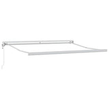 Tenda da Sole Bianco 3 x 2,5 m Metallo