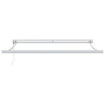 Tenda da Sole Bianco 3 x 2,5 m Metallo