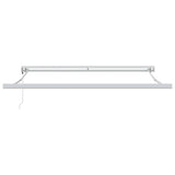 Tenda da Sole Bianco 3 x 2,5 m Metallo