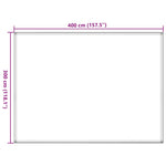 Tappeto da tenda 300x400 cm Antracite