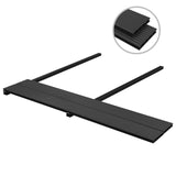 Pavimento da Deck 4 pcs Antracite WPC