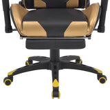 Sedia da gaming Oro 70 x 71 x 136 cm Pelle Artificiale