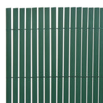Recinzione da Giardino a Doppio Lato in PVC 90x300 cm Verde