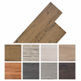 Tavole per Pavimenti 18 pcs Marrone Noce 5,26 m PVC