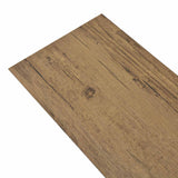 Tavole per Pavimenti 18 pcs Marrone Noce 5,26 m PVC