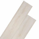 Tavole per Pavimenti 18 pcs Bianco 5,26 m PVC