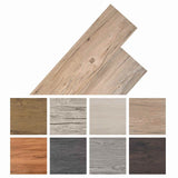 Tavole per Pavimenti 18 pcs Marrone 5,26 m PVC
