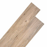 Tavole per Pavimenti 18 pcs Marrone 5,26 m PVC