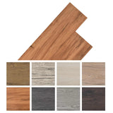 Tavole per Pavimenti 18 pcs Marrone 5,26 m PVC