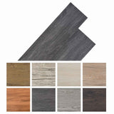Tavole per Pavimenti 18 pcs Nero e Bianco 5,26 m PVC
