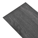 Tavole per Pavimenti 18 pcs Nero e Bianco 5,26 m PVC