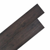 Tavole per Pavimenti 18 pcs Grigio scuro 5,26 m PVC