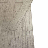 Tavole per Pavimenti 5,02 m 36 pcs PVC Rovere Lavato