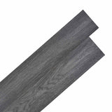 Tavole per Pavimenti 36 pcs Nero e Bianco 5,02 m PVC