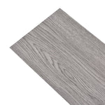 Listoni Pavimentazione Autoadesivi PVC 5,02 m 2mm Grigio Scuro