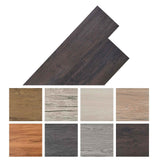 Tavole per Pavimenti 36 pcs Marrone Scuro 5,02 m PVC