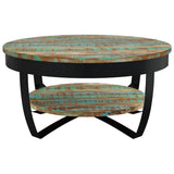 Tavolino da Salotto in Legno Massello Recuperato 65x32 cm