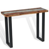 Tavolo Consolle in Teak 100x35x75 cm