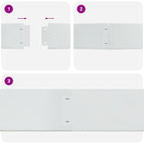 Pannelli di Recinzione per Prato 5 pz Acciaio Zincato 100x19 cm