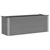 Letto Rialzato da Giardino in WPC 150x50x54 cm Grigio