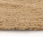 Tappeto in Juta Intrecciata 150 cm Rotondo