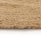 Tappeto in Juta Intrecciata 150 cm Rotondo