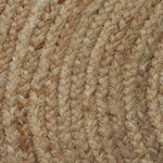 Tappeto in Juta Intrecciata 150 cm Rotondo