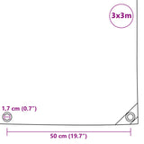 Telone 650 g/m 3x3 m Verde