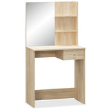 Toeletta in Legno truciolato 75x40x141 cm Rovere